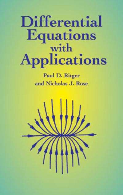 Book cover of Differential Equations With Applications