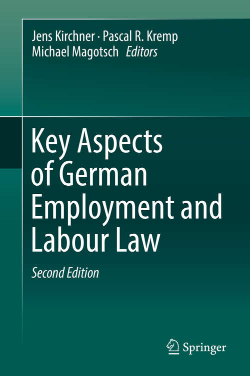 Book cover of Key Aspects of German Employment and Labour Law