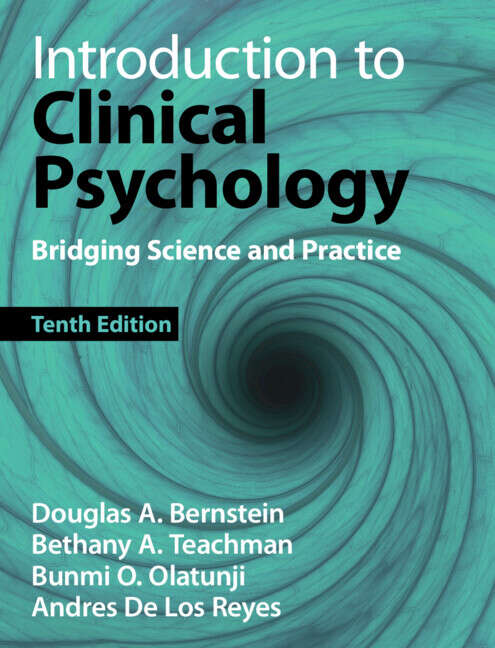 Book cover of Introduction to Clinical Psychology: Bridging Science and Practice (10)