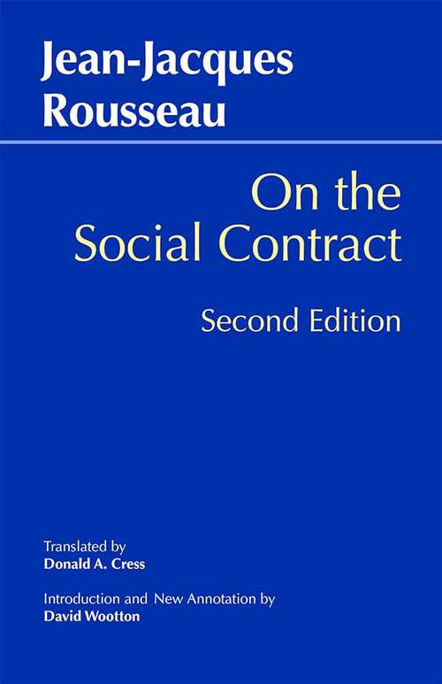 Book cover of On The Social Contract (2)