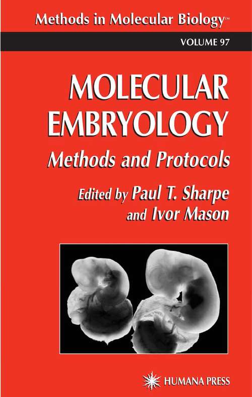 Book cover of Molecular Embryology