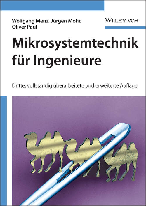 Book cover of Mikrosystemtechnik für Ingenieure (3)