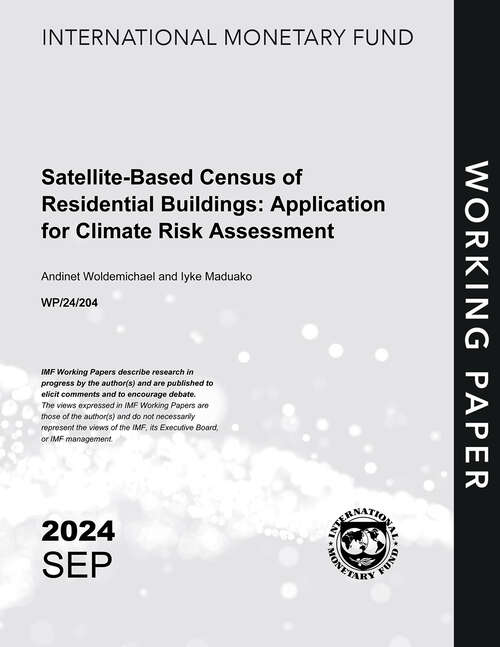 Book cover of Satellite-Based Census of Residential Buildings: Application for Climate Risk Assessment (Imf Working Papers)