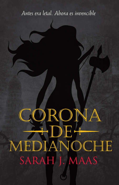 Book cover of Corona de Medianoche (Trono de Cristal #2)