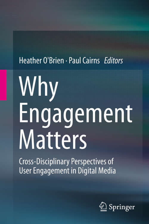 Book cover of Why Engagement Matters