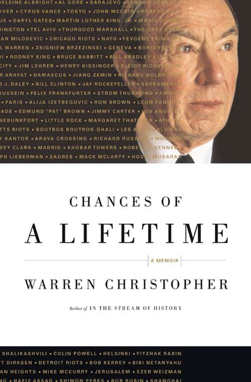 Book cover of Chances Of A Lifetime