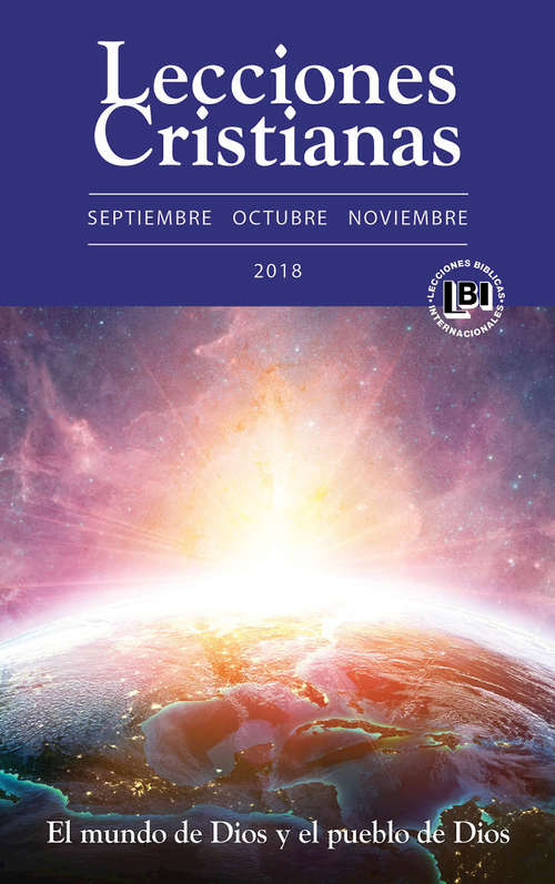 Book cover of Lecciones Cristianas libro del alumno trimestre de otoño 2018