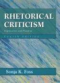 Book cover of Rhetorical Criticism: Exploration and Practice (4th Edition)