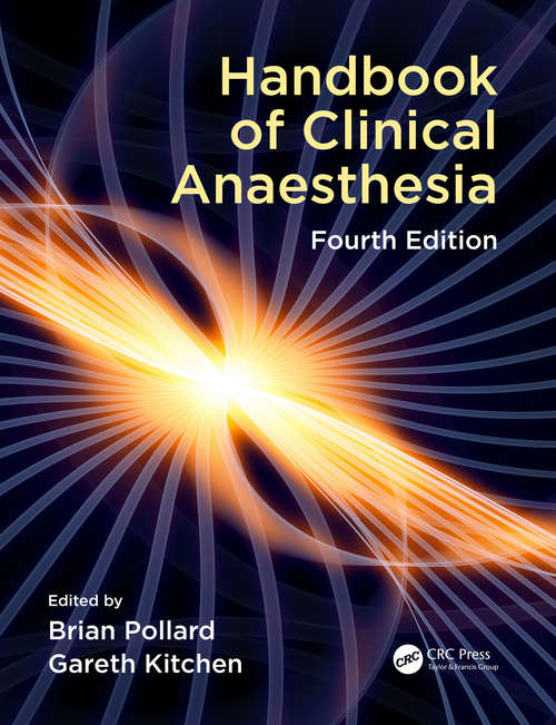 Book cover of Handbook of Clinical Anaesthesia, Fourth edition (4)