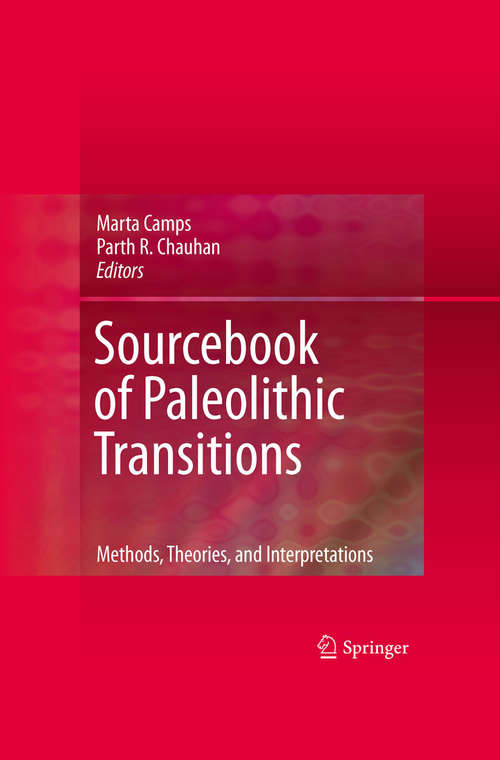 Book cover of Sourcebook of Paleolithic Transitions