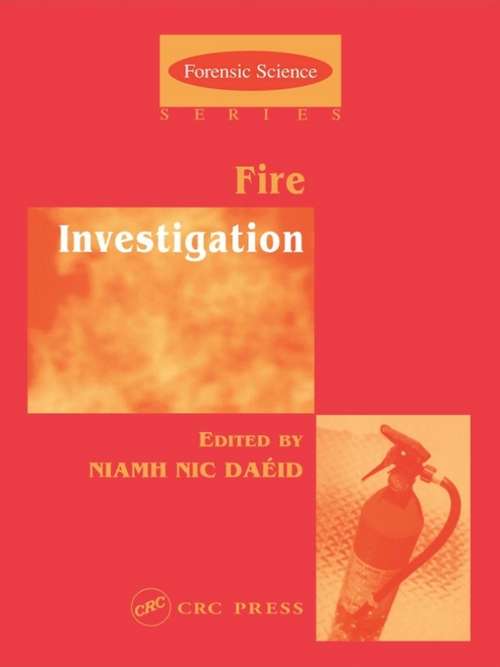 Book cover of Fire Investigation