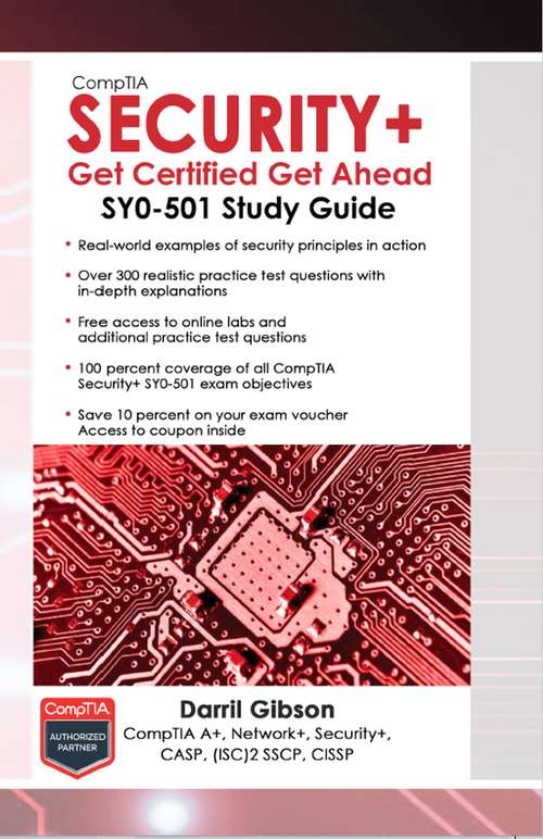 Book cover of Comptia Security+ Get Certified Get Ahead: Sy0-501 Study Guide