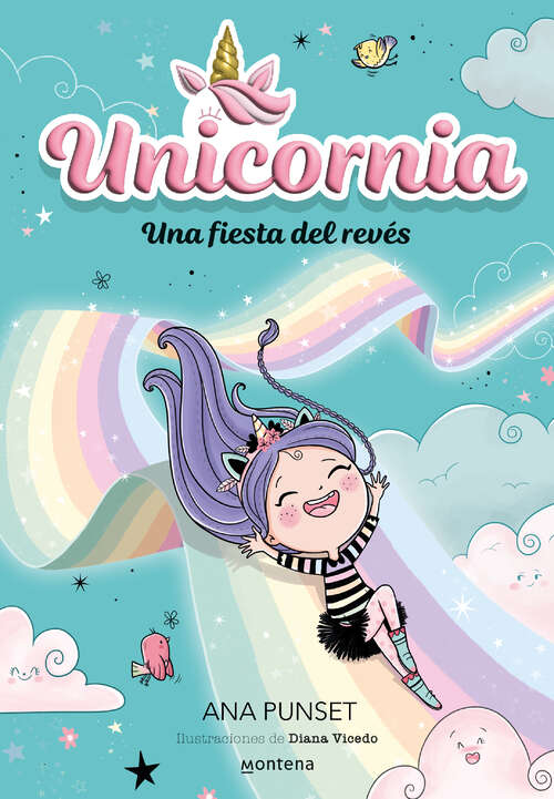 Book cover of Unicornia 2 - Una fiesta del revés (Unicornia: Volumen 2)