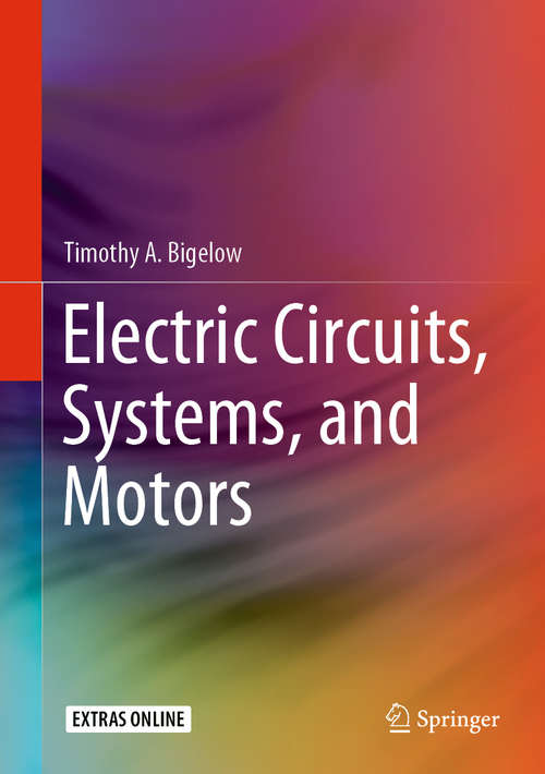 Book cover of Electric Circuits, Systems, and Motors (1st ed. 2020)