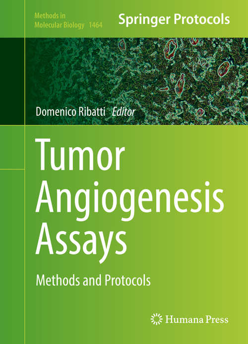 Book cover of Tumor Angiogenesis Assays