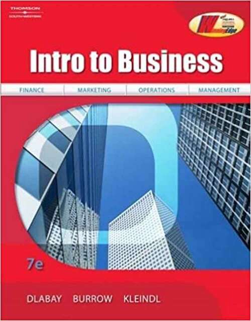 Book cover of Intro to Business