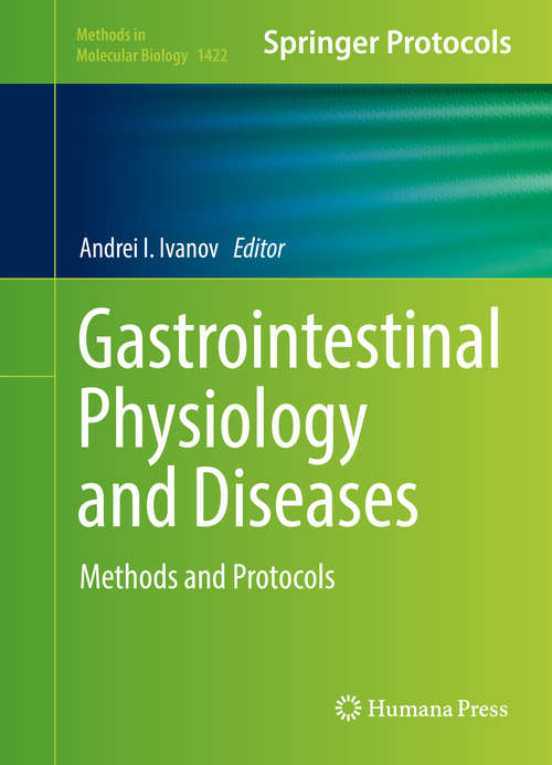 Book cover of Gastrointestinal Physiology and Diseases