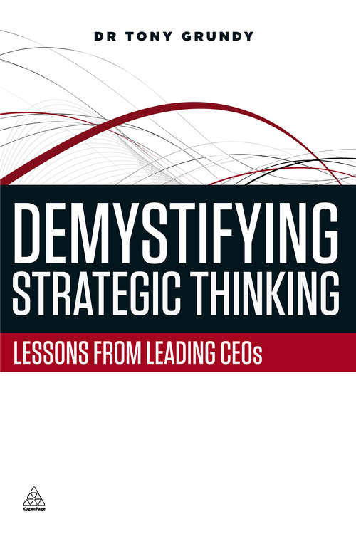 Book cover of Demystifying Strategic Thinking