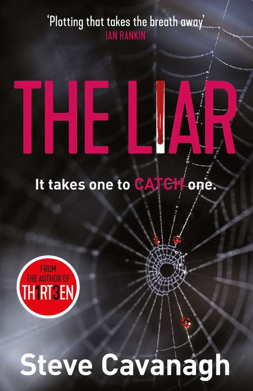 Book cover of The Liar: It takes one to catch one. (Eddie Flynn Series)