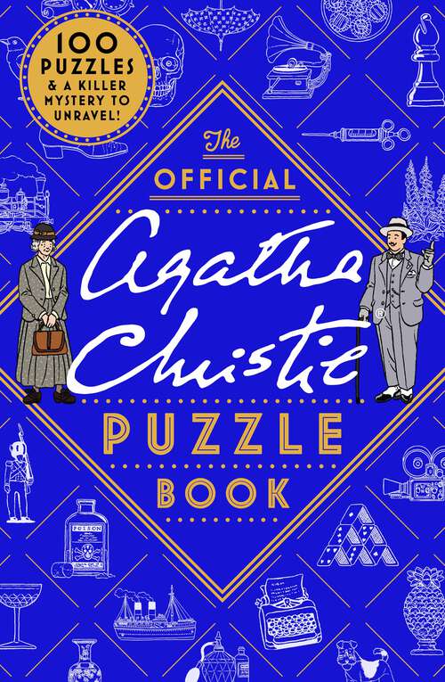 Book cover of The Official Agatha Christie Puzzle Book: Put your detective skills to the ultimate test