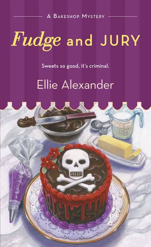 Book cover of Fudge and Jury (A Bakeshop Mystery #5)