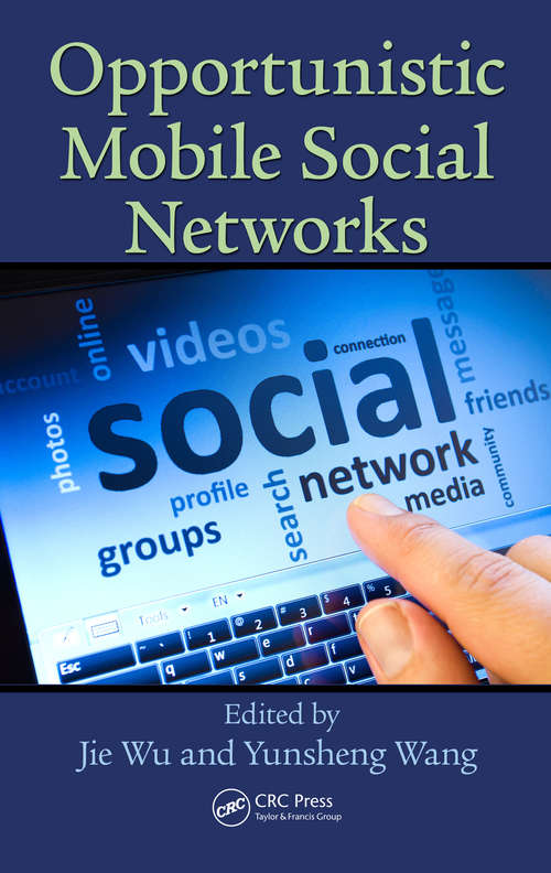 Book cover of Opportunistic Mobile Social Networks (1)