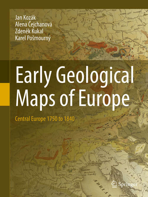 Book cover of Early Geological Maps of Europe