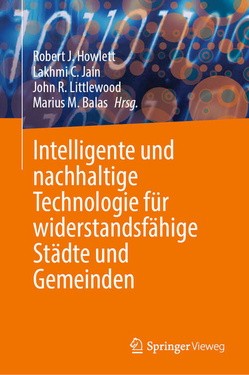 Book cover of Intelligente und nachhaltige Technologie für widerstandsfähige Städte und Gemeinden