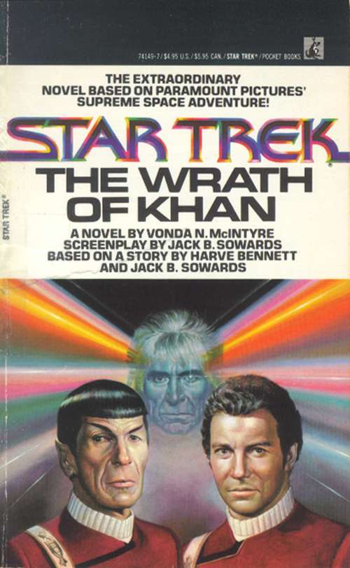 Book cover of The Wrath of Khan: Movie Tie-in Novelization (Star Trek #7)