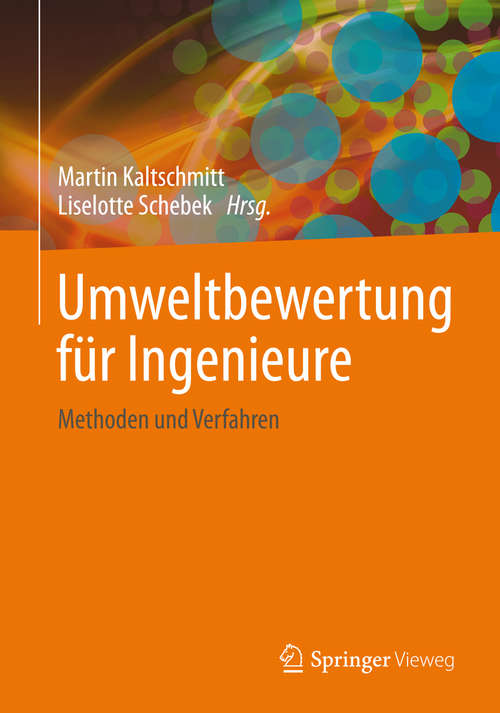 Book cover of Umweltbewertung für Ingenieure