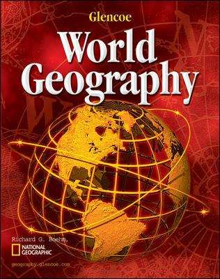 Book cover of Glencoe World Geography