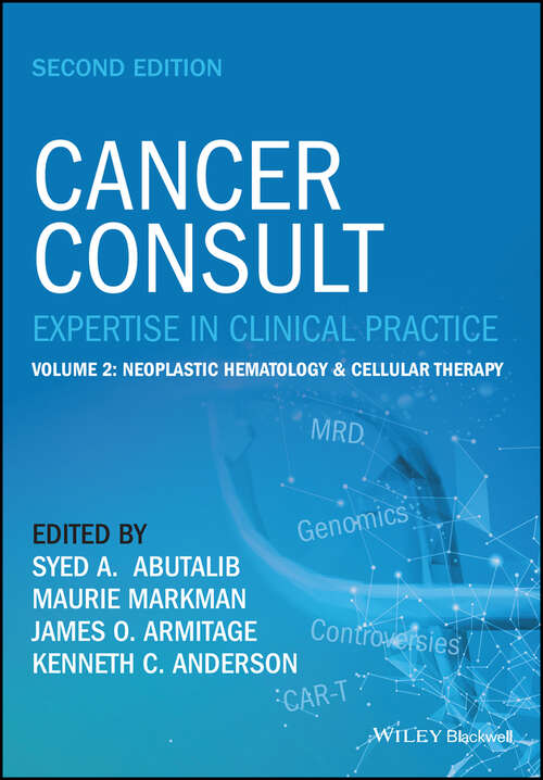 Book cover of Cancer Consult: Neoplastic Hematology & Cellular Therapy (2)