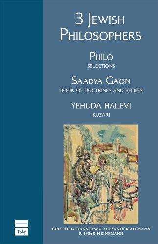 Book cover of 3 Jewish Philosophers (Hebrew Classics)