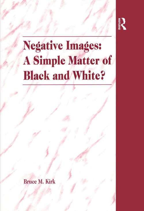 Book cover of Negative Images: An Examination of 'Race' and the Juvenile Justice System