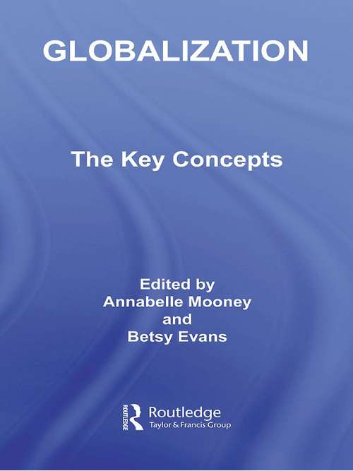 Book cover of Globalization: The Key Concepts (Routledge Key Guides)