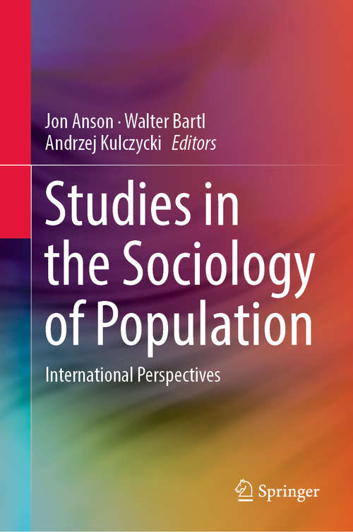Book cover of Studies in the Sociology of Population: International Perspectives