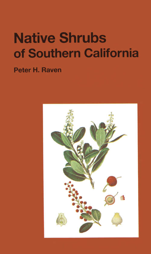 Book cover of Native Shrubs of Southern California (California Natural History Guides #15)