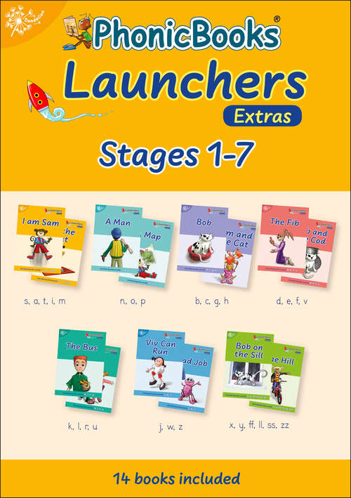 Book cover of Phonic Books Dandelion Launchers Extras Stages 1-7 I Am Sam: Decodable Books for Beginner Readers Sounds of the Alphabet (Phonic Books Beginner Decodable)
