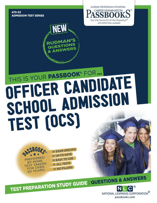 Book cover of OFFICER CANDIDATE SCHOOL ADMISSION TEST (OCS): Passbooks Study Guide (Admission Test Series)
