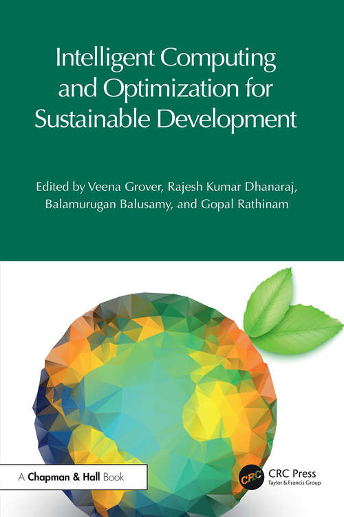 Book cover of Intelligent Computing and Optimization for Sustainable Development