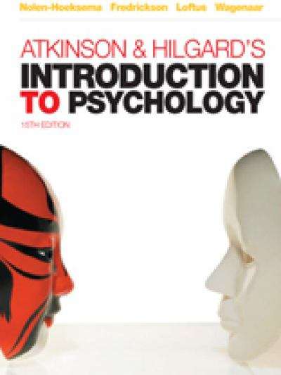 Book cover of Atkinson and Hilgard's Introduction to Psychology (15th edition)