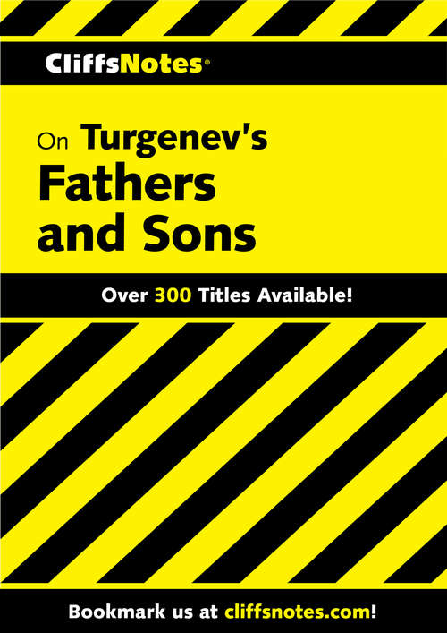 Book cover of CliffsNotes on Turgenev's Fathers and Sons