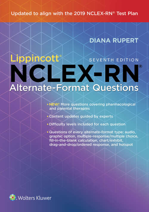 Book cover of Lippincott NCLEX-RN Alternate-Format Questions (5)