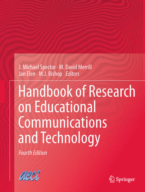 Book cover of Handbook of Research on Educational Communications and Technology