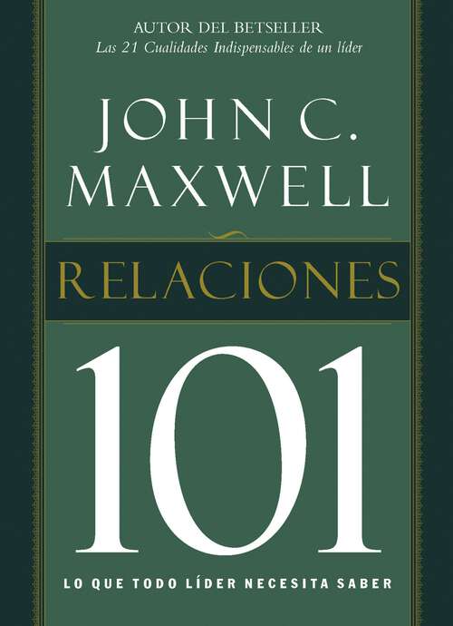 Book cover of Relaciones 101