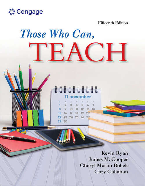 Book cover of Those Who Can, Teach (Fifteenth Edition) (MindTap Course List)