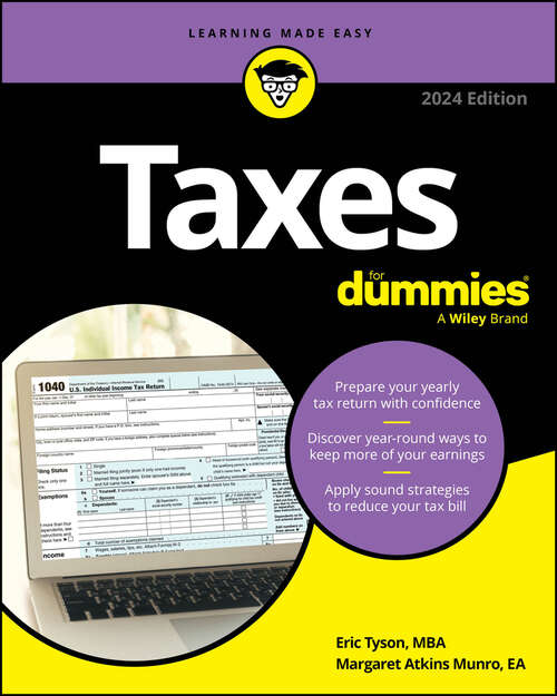 Book cover of Taxes For Dummies: 2024 Edition