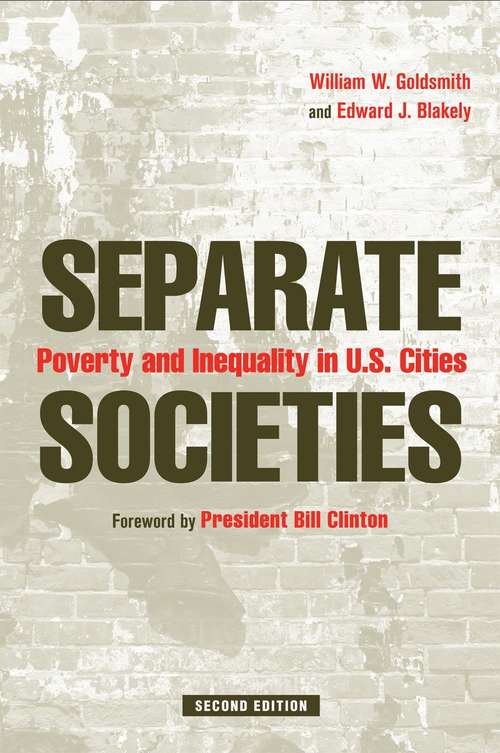 Book cover of Separate Societies: Poverty and Inequality in U.S. Cities, Second Edition