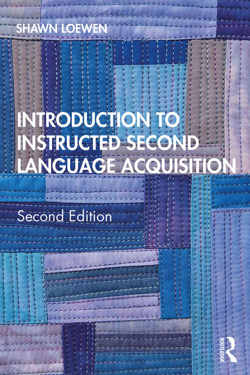 Book cover of Introduction to Instructed Second Language Acquisition (2)