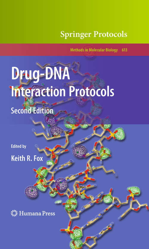 Book cover of Drug-DNA Interaction Protocols, 2nd Edition